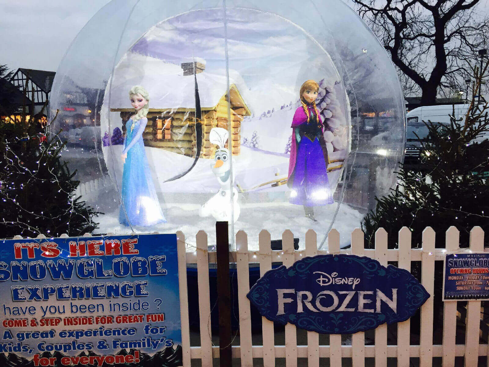 One Of Our Range Of Fun Giant Snow Globe